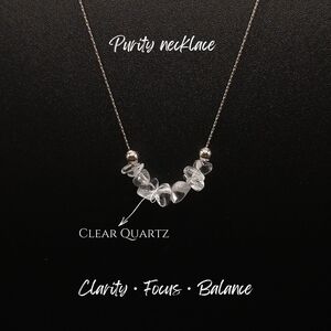 Purity Necklace with Clear Quartz